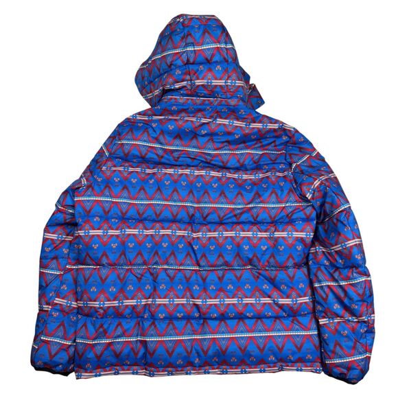 Club Room Mens Stretch Hooded Water-Resistant Puffer Jacket Blue XL - Picture 4 of 6